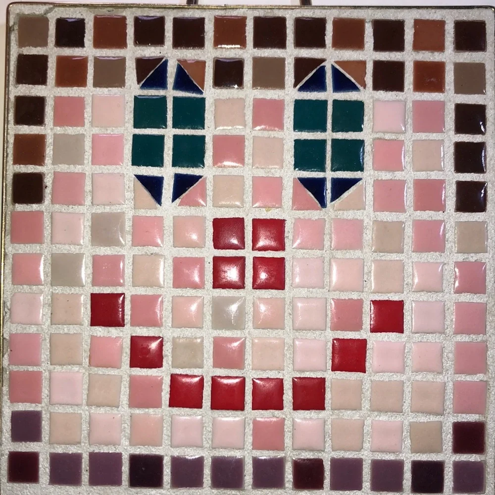 Clown Trivet Decor Clown Decor Clown Trivet Handmade Clown Kitchen Art 70s